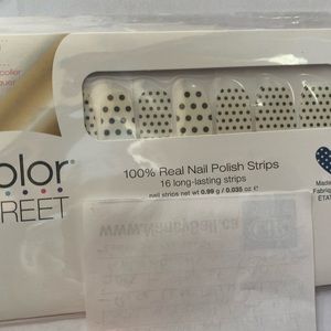 Polka Dot Com: clear nail art dry nail polish strips by Color Street